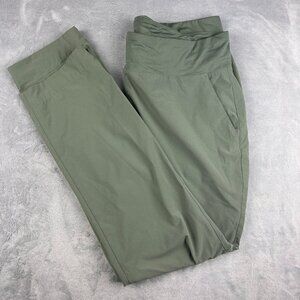 Under Armour Pants Womens XL (34x30) Olive Green Fitted Stretch Logo